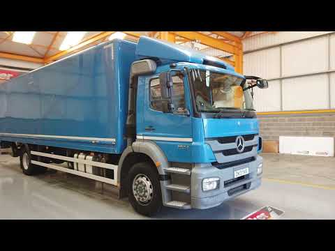 New In Stocklist For Sale: MERCEDES 1824 AXOR 4X2, 18 TONNE BOX - 2013 - DK13 YVS