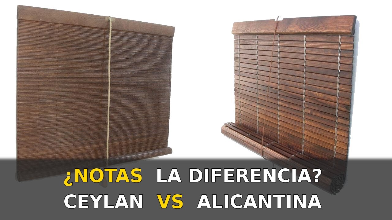 Las MEJORES PERSIANAS DE MADERA EXTERIORES ➤ Comparación ❤️ ALICANTINAS VS ESTERILLAS Ceylan ❤️