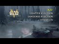 Star Wars Episode V The Empire Strikes Back DVD Menu Dagobah