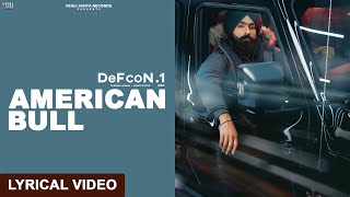 American Bull | Tarsem Jassar | Wazir Patar | DEFCON.1 | Latest Punjabi Songs 2022 | Vehli Janta