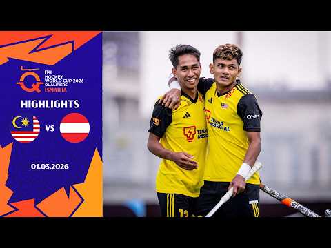 FIH Hockey Men's World Cup Qualifier Ismailia, Egypt - Match 1: Malaysia vs Austria