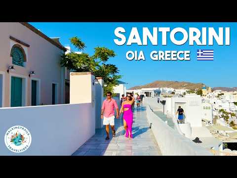 Oia, Santorini 🇬🇷  - Greece | 4K Ultra HD Walking Tour |