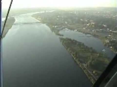 Daniel fly  on the Ultralight Aircraft over the Riga