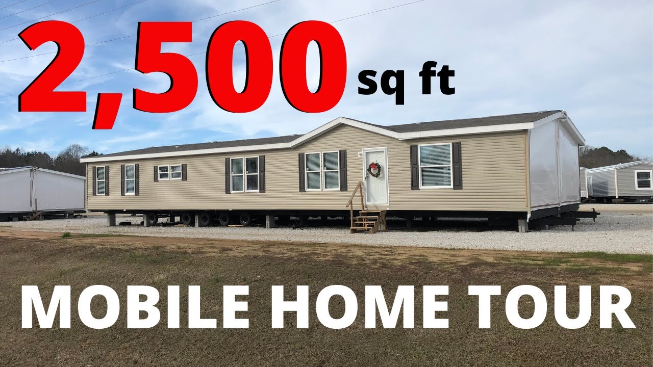 2,500 sqft cheap double wide mobile home. We did this mobile home tour different.