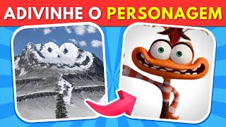 ADIVINHE OS PERSONAGENS DO DIVERTIDAMENTE 2 PELA ILUSÃO 😨😡🤢 | Ansiedade, Alegria, Raiva, Nojinho