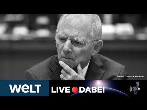 TRAUERSTAATSAKT FÜR SCHÄUBLE: Abschied - Frankreichs Präsident Macron spricht | WELT live dabei