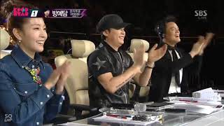 Bang Yedam interaction and stage performance with YG Artists(BigBang&#39;s G-dragon and Taeyang, AKMU)