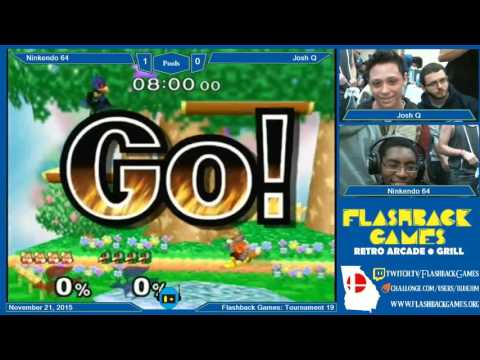 Flashback Games Presents: Tournament 19 - Ninkendo 64 (Falco) Vs. Josh Q (Fox) Pools