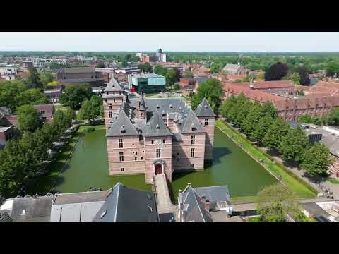 The castle of the Dukes of Brabant - Turnhout - 4K Cinematic Drone Video