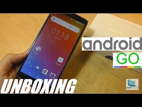 Unboxing: Blackview A20 Phablet - Android Go Smartphone?!