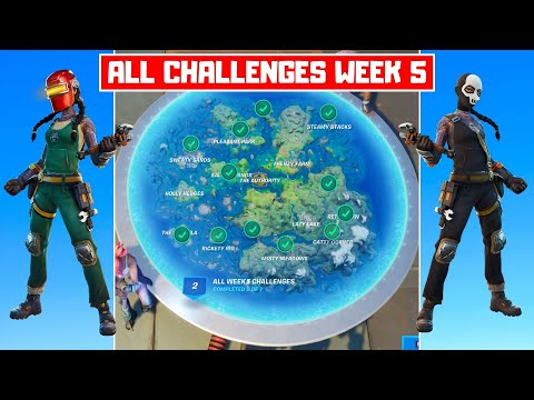 All Week 5 Challenges Guide! - Fortnite Chapter 2 Season 3