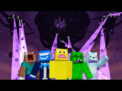 Defeating THE WITHER STORM in Minecraft