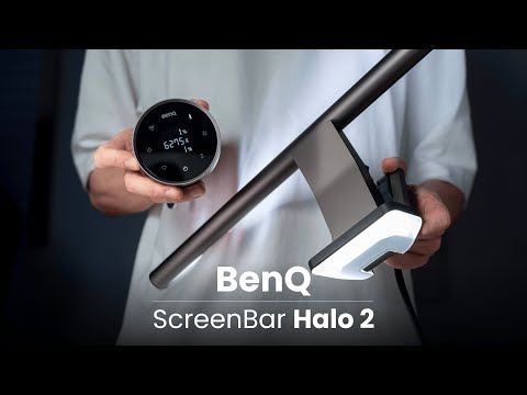 BenQ ScreenBar Halo 2 – The Best Monitor Light Got an Upgrade!