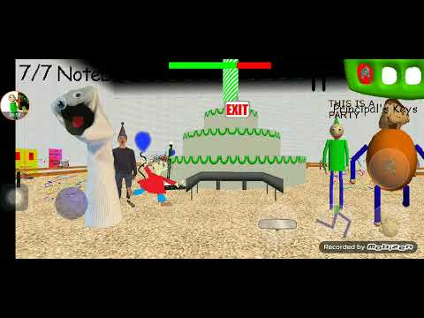 Baldi's Basics 1 Year Birthday Bash! Happy Birthday Anniversary! Remind 15th!