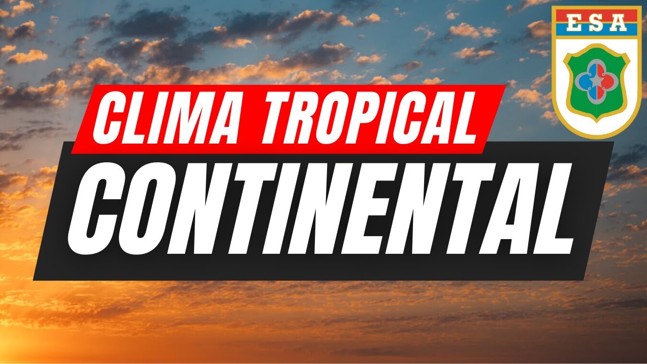 Características do clima tropical típico no Brasil !