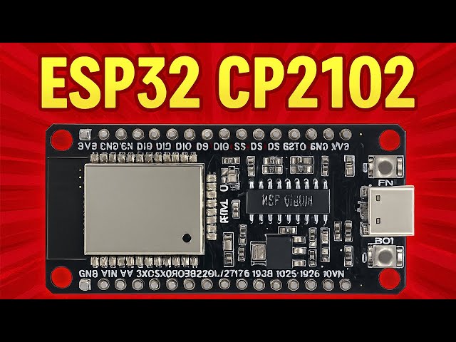 Vídeo relacionado con Para ESP32 USB C con chip CP2102, QIQIAZI para ESP32 NodeMCU placa de desarrollo ESP32 2,4 GHz WiFi WiFi + módulo Bluetooth para Arduino IDE