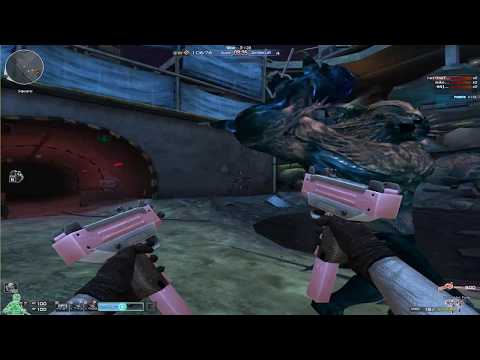 Zombie Mode: Crater, but only using the Dual Uzi-Pink