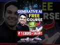 FREE AI Courses Worth 10 Lacs By NVIDIA  Shorts