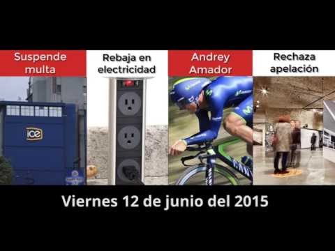 Resumen matutino de noticias,  viernes 12 de junio de 2015
