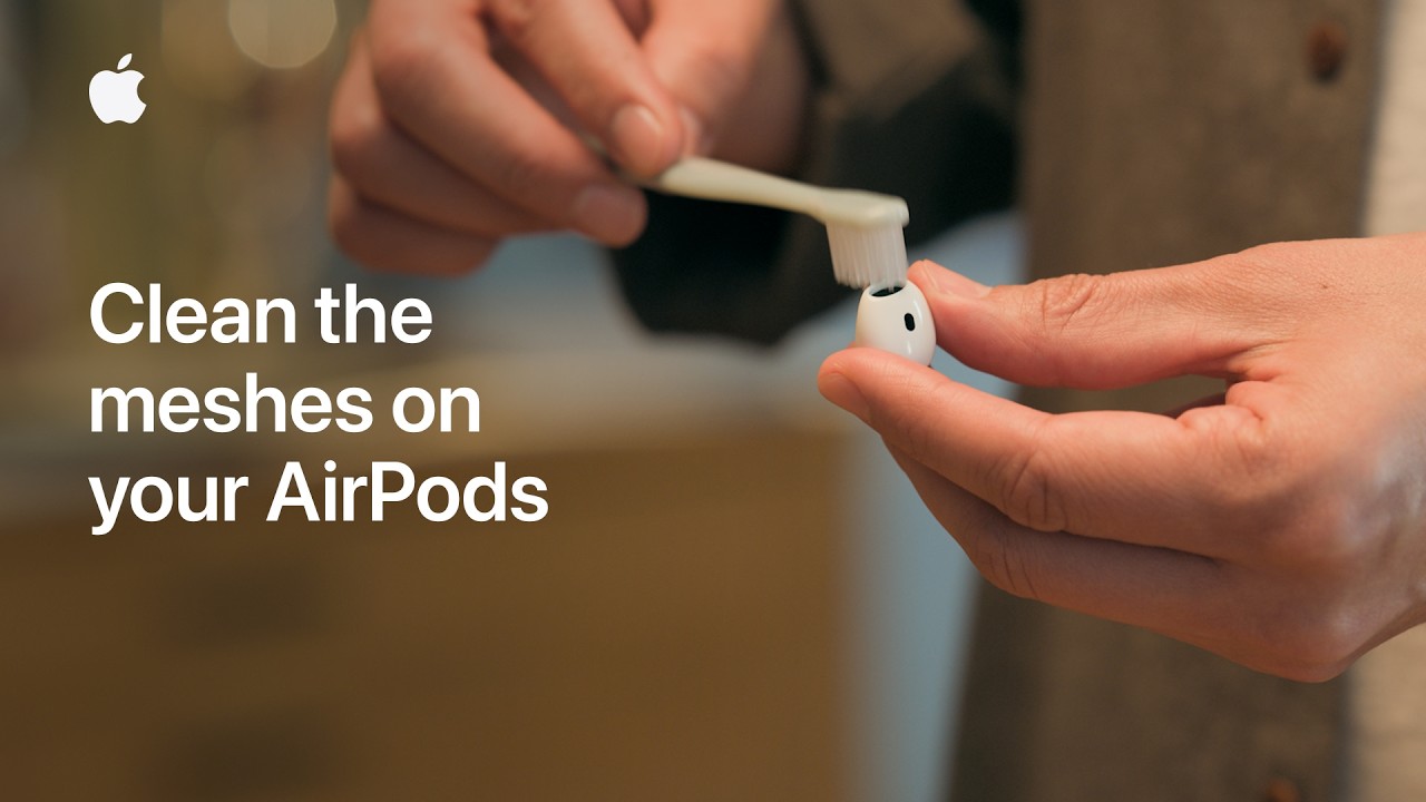 How to clean the meshes on your AirPods | Apple Support
