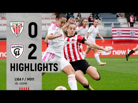 Imagen de portada del video HIGHLIGHTS | Athletic Club 0-2 Madrid CFF | Liga F 2022-23 MD11