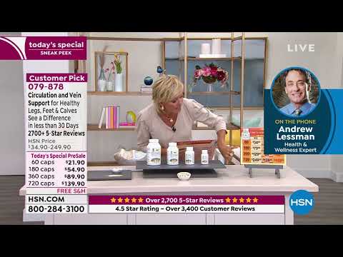 Circulation and Vein Support for Healthy Legs  60 Capsul...