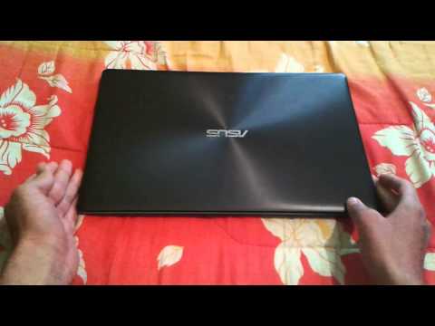 Unboxing of the ASUS notebook X serie ( ASUS X550CA-XX120D )