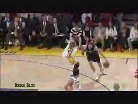 Dirk clutch 3 pt jumpers vs LA Lakers Kobe Bryant March/2008