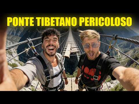 WE RISK OUR LIFE ON THE WORLD'S LONGEST TIBETAN BRIDGE - NOT SUITABLE FOR THOSE SUFFERING FROM VE...