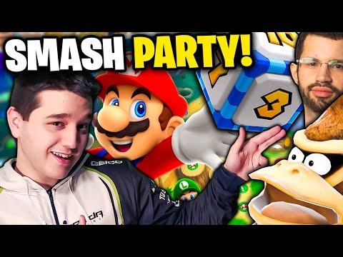 I COMBINED SMASH ULTIMATE WITH MARIO PARTY Ft. DABUZ
