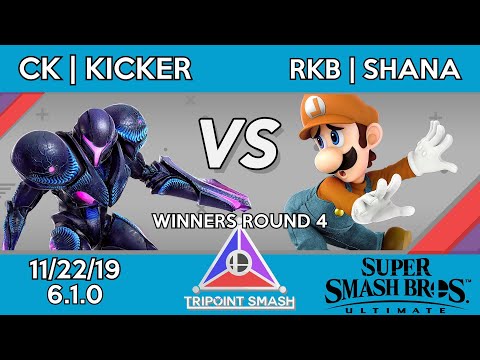 Tripoint Smash 87 - Winners Round 4 - cK | Kicker(Dark Samus) Vs. RKB | Shana(Luigi)
