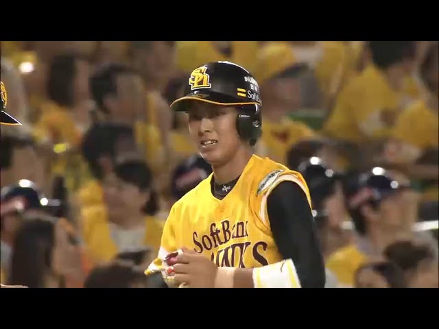 【2回裏】逆方向にバチーン!! ホークス・今宮が先制タイムリー!! 2015/7/25 H-Bs
