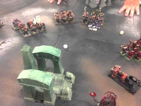 Escalation Week 4b: 1000 pts Warhammer Fantasy Battle Report, Daemons of Khorne v Ogre Kingdoms