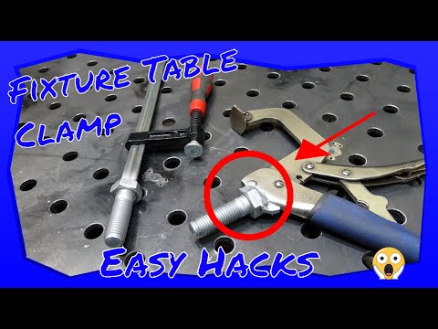 Fixture Table Clamps Hack...Save a fortune with this HaCK