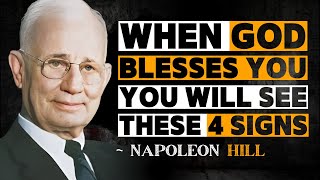 When God Blesses You, You Will See These 4 Signs | Napoleon Hill Motivation