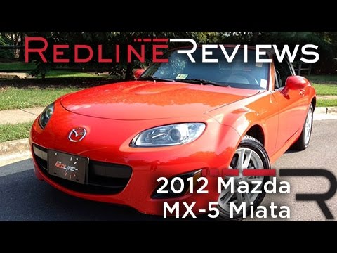 2012 Mazda MX-5 Miata Review, Walkaround, Exhaust, & Test Drive