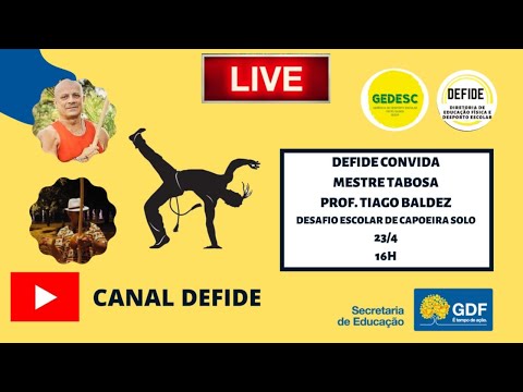 DEFIDE CONVIDA com o Mestre Tabosa e o Prof. Tiago Baldez