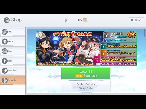 SAOIF - 4th Anniversary MOD Step-Up Order (Full Rotation + Step 1)