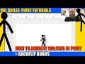 How To Do A Simple Walk In Pivot Backflip Bonus