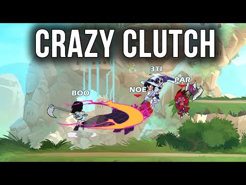 INSANE CLUTCH 2V2 W/ SANDSTORM | Road to 3000 ELO in Brawlhalla