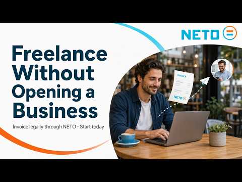 Video guide · getting paid as a freelancer in Israel without opening a business, through NETO