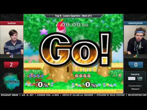 Speakeasy Smash [1/10/17] - roboticphish (Green Falco, Puff) vs. JustJoe (Falco) - Losers Quarters