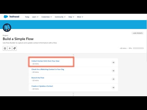 Collect Contact Info from Your User || Build a Simple Flow