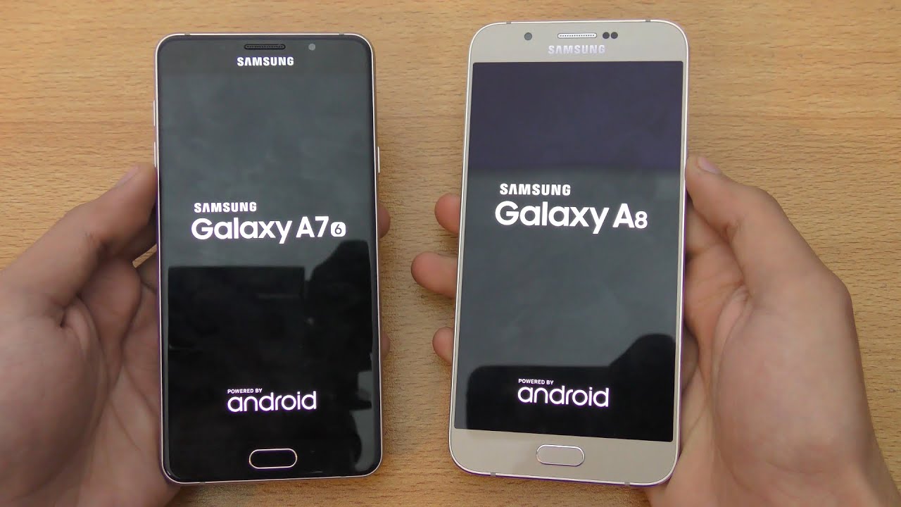 Samsung Galaxy A7 (2016) vs Galaxy A8 - Speed & Camera Test! (4K)