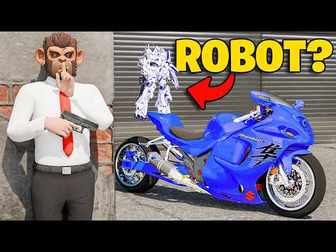 Stealing GUNDAM HAYABUSA from Chief Police sa GTA 5