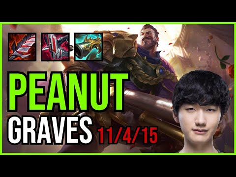 PEANUT - GRAVES vs. NIDALEE Jungle | KR CHALLENGER | PATCH 11.2