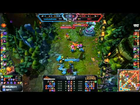 DreamHack Winter 2013 - LoL - Semifinal - KMT vs LowLandLions - Match #2