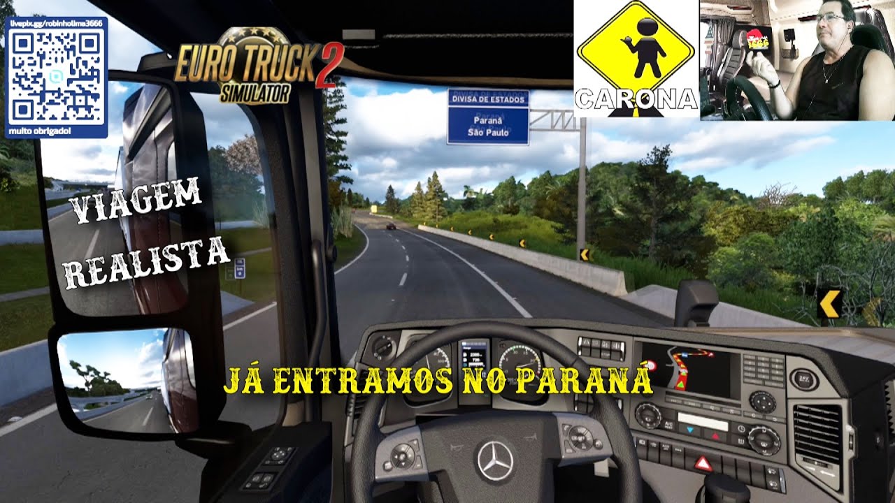 VIAGEM NA ÍNTEGRA DE SÃO PAULO AO PARANÁ NO ELDORADO PRO | ETS2