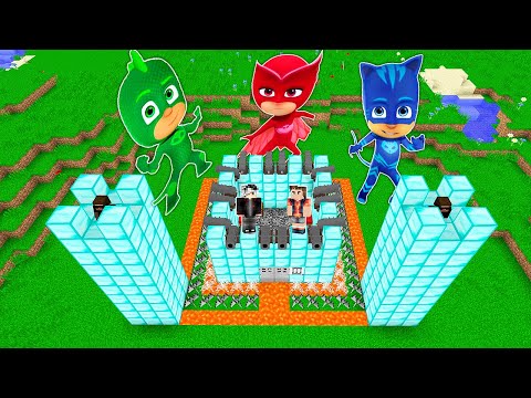 GÜVENLİ EV VS PİJAMASKELİLER KIYAMETİ! 😱 - Minecraft