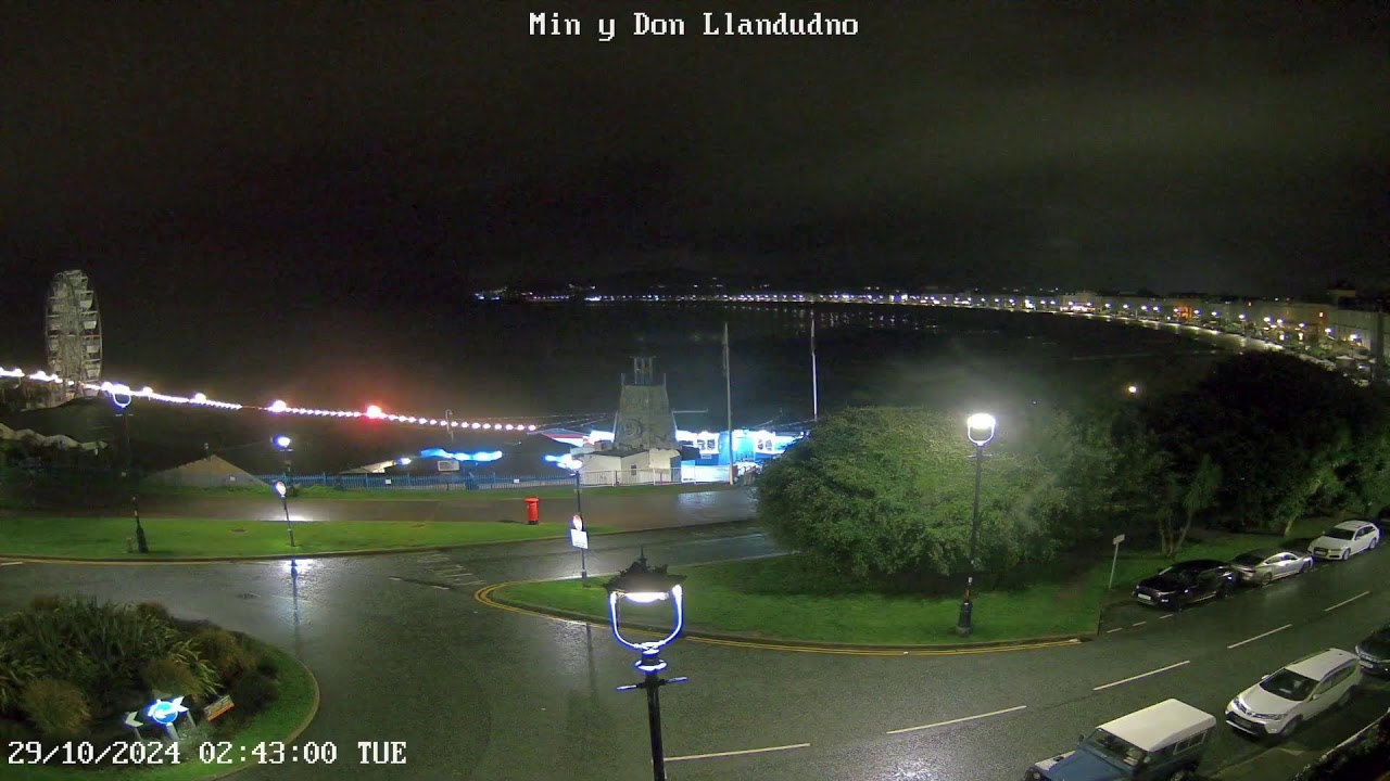 Llandudno North Parade from Min y Don Guest House